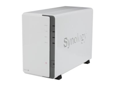 Synology DS212J Diskless System DiskStation Budget-friendly 2-bay NAS Server for Small Office and Home Use