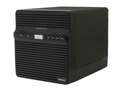 Synology DS411 Diskless System 4-bay NAS Server for Workgroups and Offices