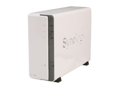 Synology DS112j Diskless System Budget-friendly 1-bay NAS server for Home Users