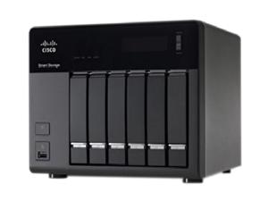 Cisco Small Business NSS326D06-k9 6TB (6x1TB) NSS 326 6-Bay Smart Storage