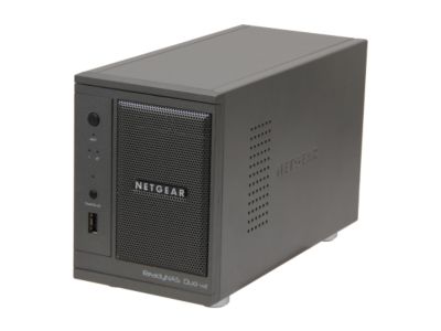 NETGEAR RND2000-200NAS Diskless System ReadyNAS Duo v2 Network Storage for Home/SoHo Users