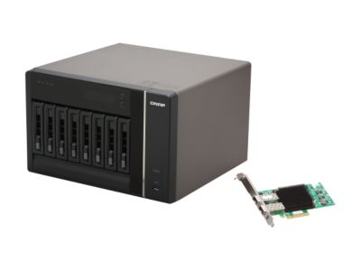 QNAP TS-879-PRO-E10G-US Diskless System SMB NAS with High Performance