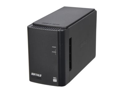 BUFFALO DriveStation Duo 4TB (2 x 2TB) USB 3.0 Black External Hard Drive HD-WL4TU3R1
