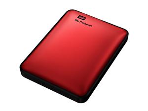 Western Digital My Passport 1TB USB 3.0 Red External Hard Drive WDBBEP0010BRD-NESN