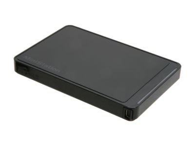 BUFFALO MiniStation Stealth 500GB USB 2.0 Black External Hard Drive HD-PCT500U2/B