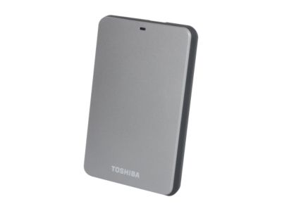TOSHIBA Canvio 3.0 500GB USB 3.0 Silver Portable Hard Drive HDTC605XS3A1