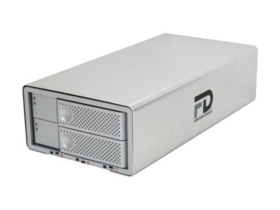 Fantom Drives DataDock II 4TB eSATA, FireWire 800, FireWire 400 and USB 2.0 Quad Interface Dual Drive RAID DDQ-4000