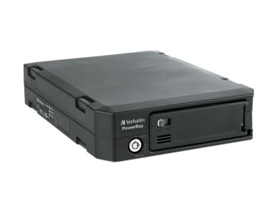 Verbatim PowerBay 500GB USB 2.0 / eSATA Black Single Hard Drive w/1 Removable Hard Drive Cartridge 96954