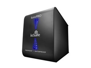 ioSafe SoloPro 3TB USB 2.0 / eSATA Black Fireproof and Waterproof External Hard Drive with 1 Year Data Recovery Service SH3000GB1YR