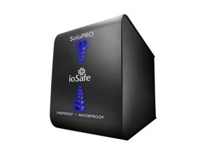 ioSafe SoloPRO 3TB USB 2.0 / eSATA Black Waterproof and Fireproof External Hard Drive with 5 years Data Recovery Service SH3000GB5YR