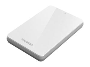 TOSHIBA Canvio 3.0 500GB USB 3.0 White Portable Hard Drive HDTC605XW3A1