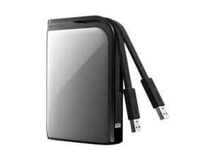 BUFFALO MiniStation Extreme 1TB USB 3.0 Silver External Hard Drive HD-PZ1.0U3S