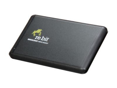Rebit 500GB USB 2.0 Black Automatic Backup and Recovery Hard Drive RSA525500