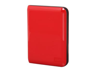Western Digital My Passport Essential 250GB USB 2.0 Red External Hard Drive WDBAAA2500ARD