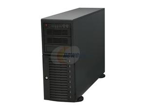 SUPERMICRO CSE-743TQ-865B-SQ Black Pedestal Server Case 865W 2 External 5.25" Drive Bays