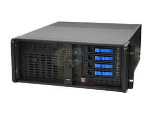 iStarUSA D-4P-B34SA-Blue/750w 4U Rackmount Server Case 750W 1 External 5.25" Drive Bays