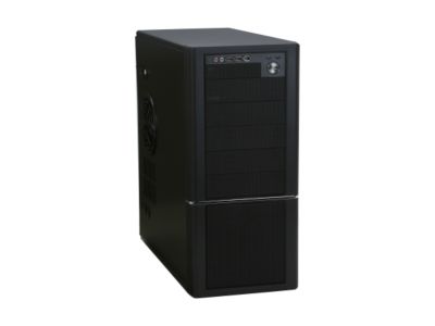 ARK SR6850BK Black Pedestal Server Case 4 External 5.25" Drive Bays
