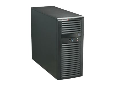 SUPERMICRO CSE-732D4-865B Black Pedestal Server Chassis 865W AC power supply (cooling-redundant) w/ PFC 2 External 5.25" Drive Bays
