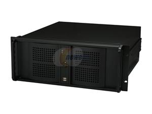 Athena Power RM-4U4088B65 Black 1.0mm Steel 4U Rackmount Server Case 658W Power Supply 3 External 5.25" Drive Bays