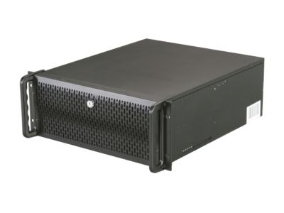 Rosewill RSV-R4000 Black 1.0mm SECC, 4U Rackmount Server Chassis 8 Internal Bays, 4 Included Cooling Fans