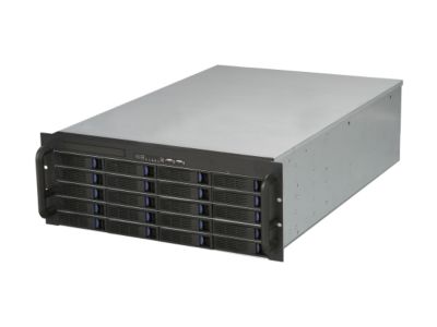 NORCO RPC-4220 4U Rackmount Server Chassis w/ 20 Hot-Swappable SATA/SAS 6G Drive Bays (Mini SAS Connector) - OEM