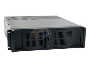 iStarUSA D-3Front/50 Black Steel 3U Rackmount Server Case 500W 2 External 5.25" Drive Bays