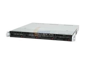 SUPERMICRO CSE-813MTQ-520CB Black 1U Rackmount Server Case w/ 520W Power Supply