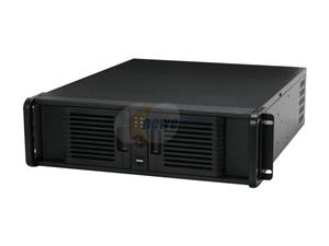 iStarUSA D-300PL/300w-ND Black Steel 3U Rackmount 6 bays Rackmount server case 300W 4 External 5.25" Drive Bays