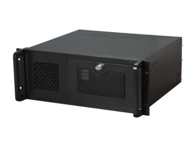 Athena Power RM-4U4034S48 Black 4U Rackmount Server Case 480W 3 External 5.25" Drive Bays