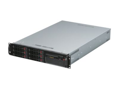 SUPERMICRO CSE-823TQ-650LPB Black 2U Rackmount Server Case 650W Power Supply w/ PFC 1 External 5.25" Drive Bays