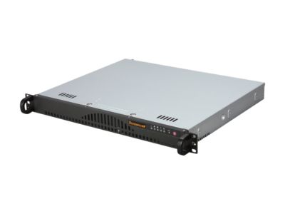 SUPERMICRO CSE-512L-200B Black 1U Rackmount Server Case 200W