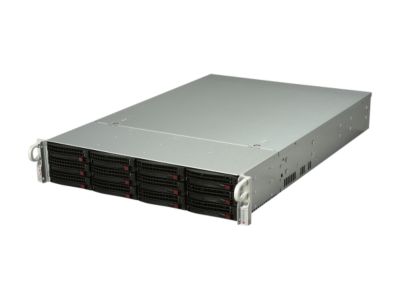 SUPERMICRO CSE-826TQ-R800LPB Black 2U Rackmount Server Case 800W Redundant