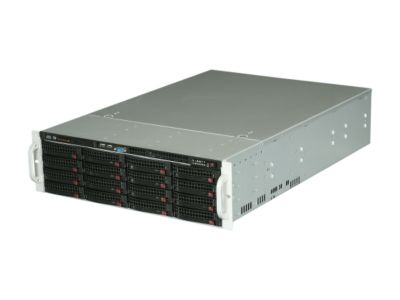 SUPERMICRO CSE-836E1-R800B Black 3U Rackmount Server Case 800W Redundant