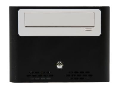 iStarUSA S-0512-DT Black SGEE 3.5mm + Plastic Desktop Compact Stylish Mini-ITX Enclosure 120W 1 External 5.25" Drive Bays