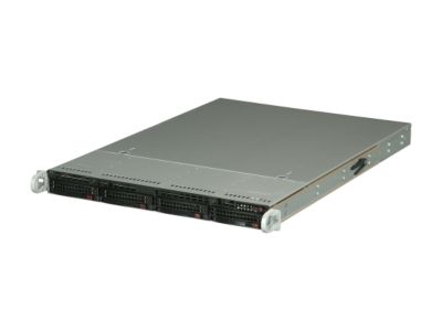 SUPERMICRO CSE-815TQ-563CB Black 1U Rackmount Server Case 560W