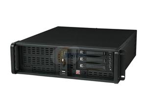iStarUSA D-3P-B23SA/460w 3U Rackmount Server Case 3x3.5 SATA Hot-Swap 460W Industry power 2 External 5.25" Drive Bays