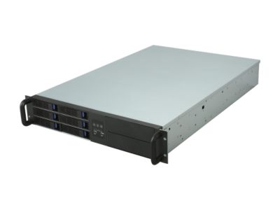 NORCO RPC-2106 Black 2U Rackmount Server Case 2 External 5.25" Drive Bays