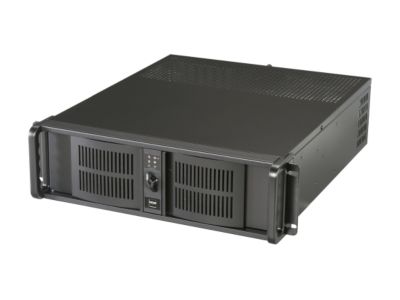 iStarUSA D-300A Black Aluminum (Main Chassis) 3U Rackmount Compact Stylish Chassis 4 External 5.25" Drive Bays
