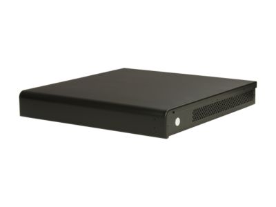 LIAN LI Black Aluminum PC-Q05B Mini ITX Media Center / HTPC Case