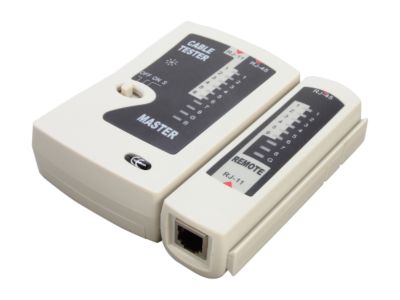 Syba SY-ACC65050 2-Piece Multi-Network Cable Tester for RJ45, RJ-11, RJ-12, Coaxial, and Modular