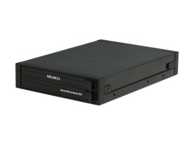 Mukii TIP-M200ST-BK TransImp-MD Removable Hard Drive Rack for Two 2.5in SATA I/II Hard Drives or SSD