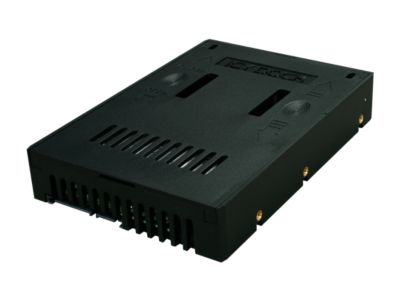 ICY DOCK MB882SP-1S-2B 2.5" to 3.5" SATA 6Gb SSD & Hard Drive Converter / Adapter / Bracket