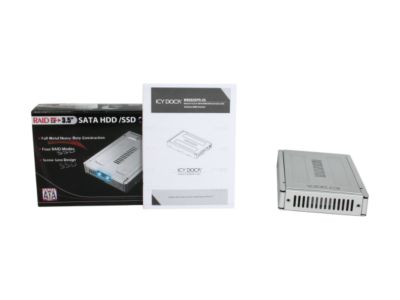 ICY DOCK MB982SPR-2S Full Metal Dual 2.5" to 3.5" SATA HDD & SSD Converter with RAID for PC & Mac Pro