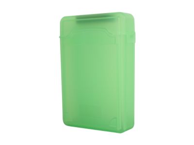 SYBA SY-ACC35010 3.5 inch IDE/Sata HDD Storage Box (Green Color) - OEM