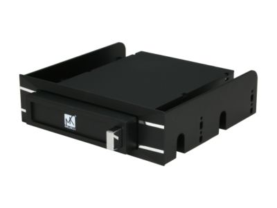Mukii TIP-M255ST-BK SATA USB2.0 Internal / External Hard Drive Enclosure (Aluminum, Black)