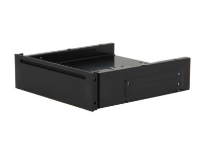 SilverStone SST-FP58B 5.25" Aluminum Cover Bay for Slot-load Slim ODD and 4 x 2.5" HDD/SSD -Black