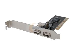 SYBA High Speed USB 2.0 2+1 Ports with 1x Internal Header PCI Card, VIA Chipset Model SD-VIA-2UH