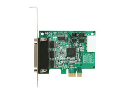 StarTech 4 Port Native PCI Express RS232 Serial Adapter Card with 16950 UART Model PEX4S952