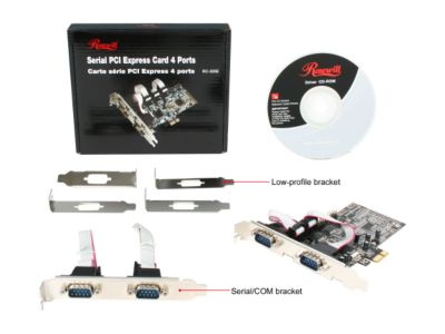 Rosewill PCIe Serial Card 4 Ports Model RC-305E