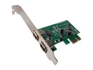 SYBA 2 Ports PCI-E IEEE 1394A Firewire Card Model SY-PEX30001